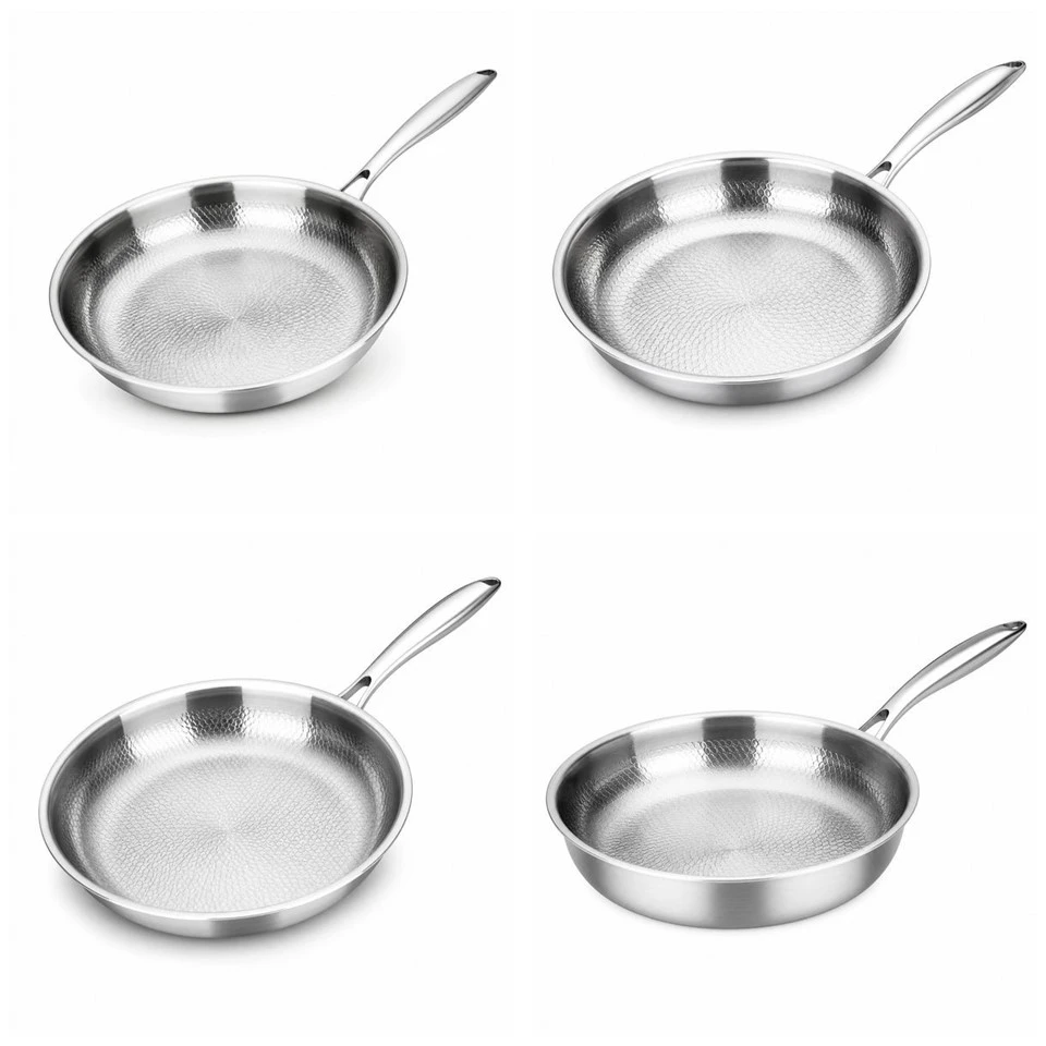 Deep Saute Pan Stainless Steel high quality