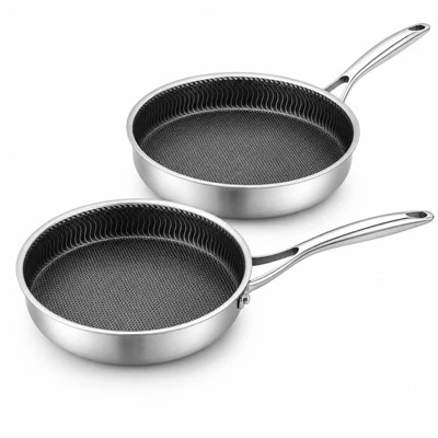 3 Ply Stainless Steel Non Stick Frying Pan