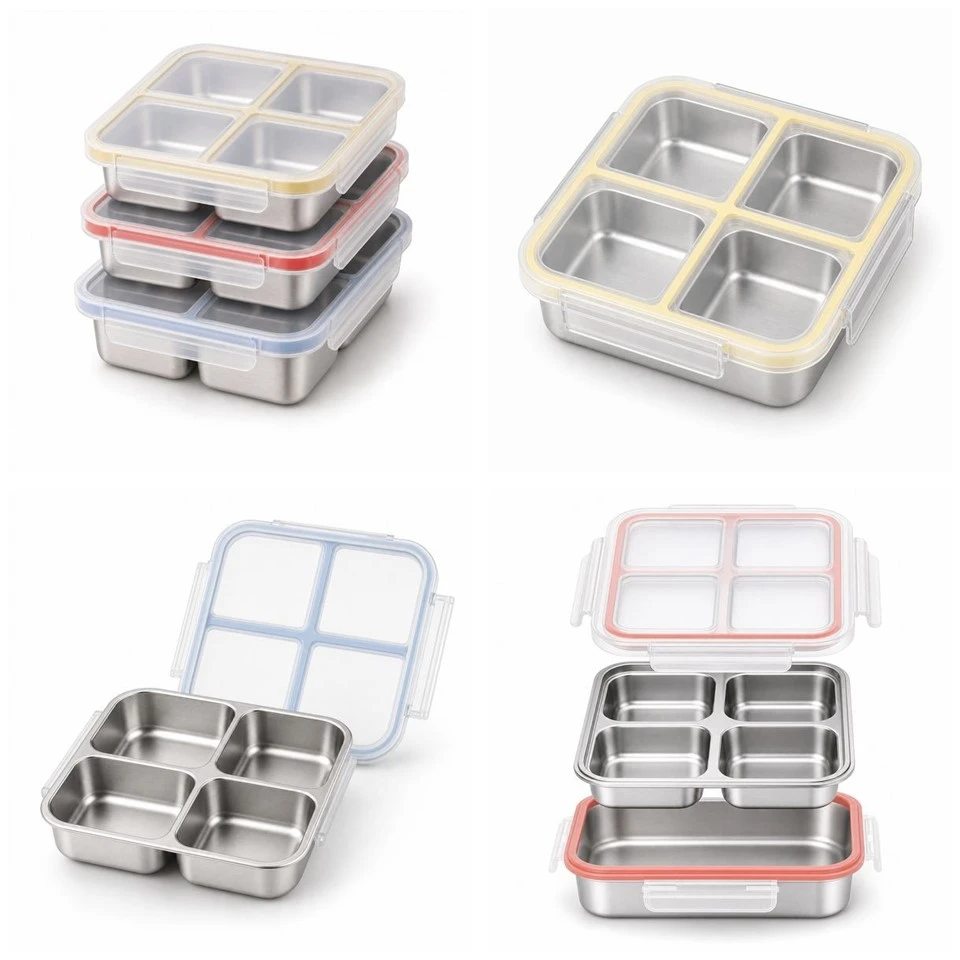 Stainless Steel Bento Snack Box high quality