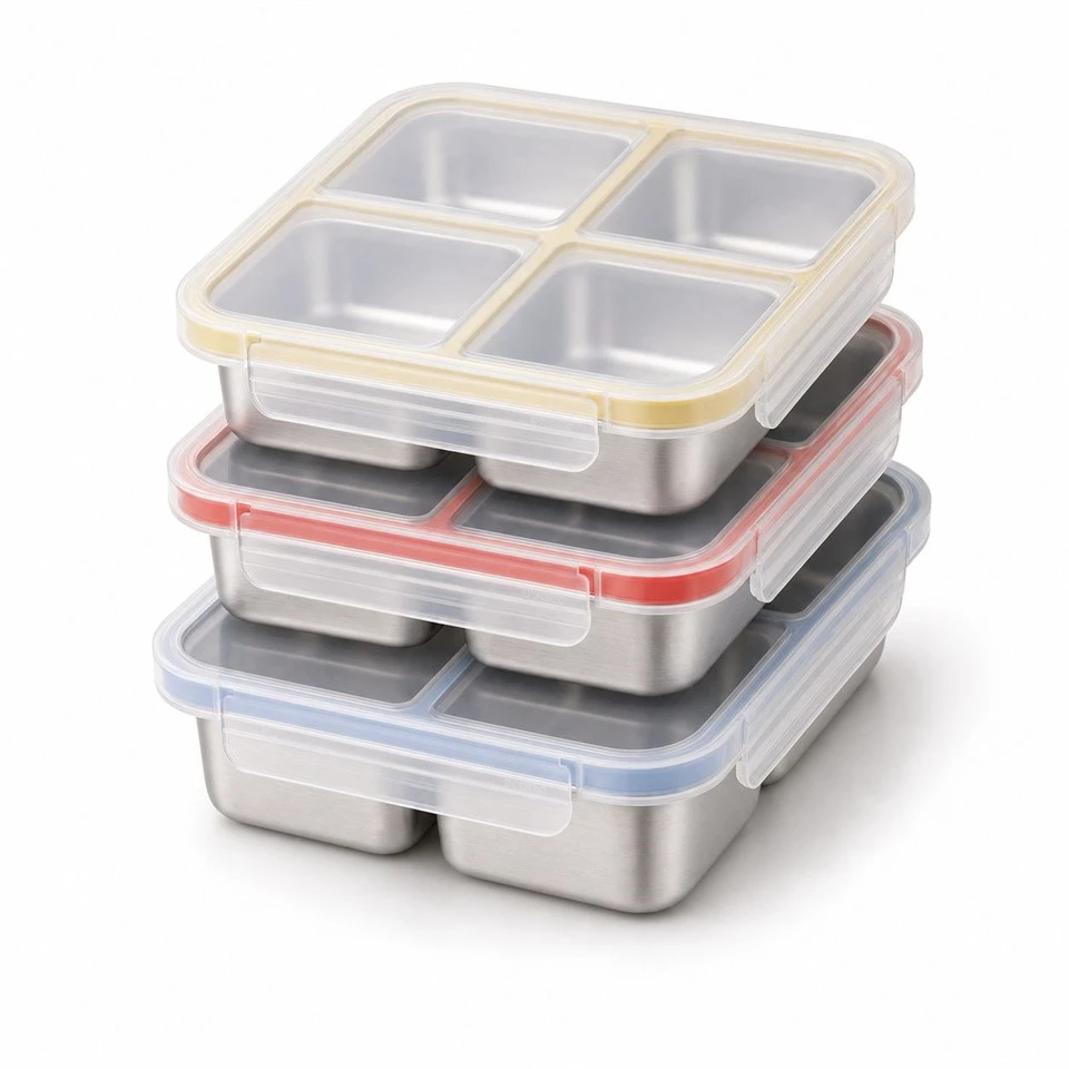 Stainless Steel Bento Snack Box