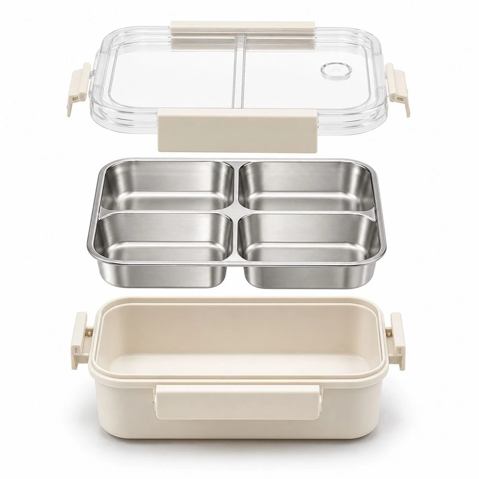 Steel Snack Box With Compartments best